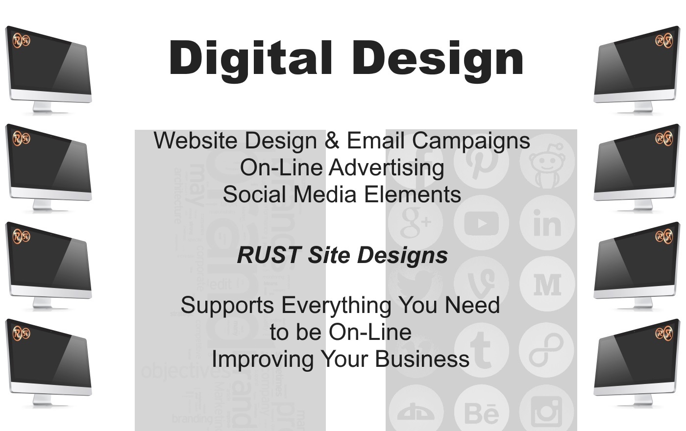Professional Customer Branding by RUST Site Designs